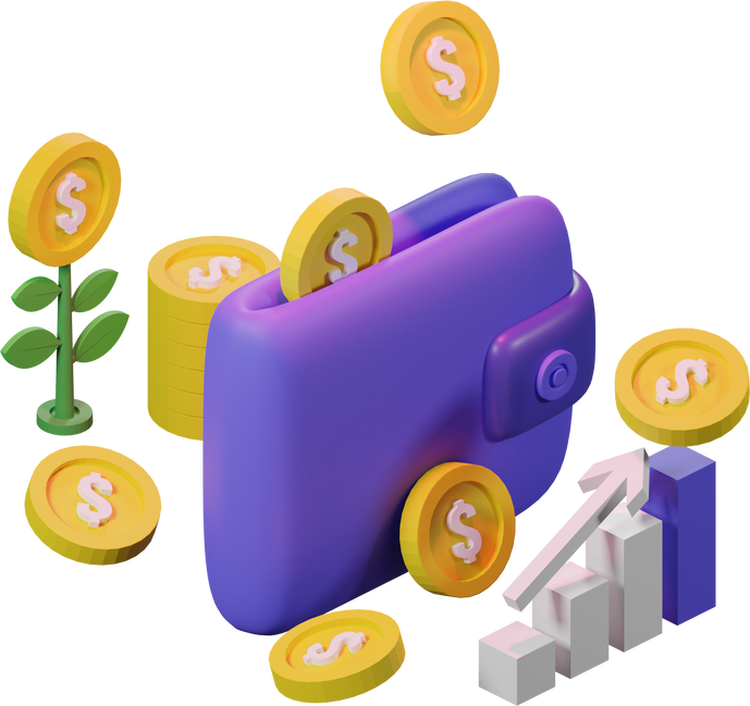 Financial Growth Illustration